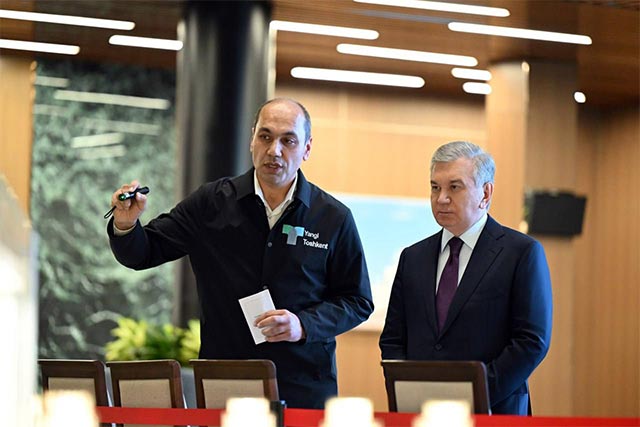 Мирзиёев ознакомился с крупными стройпроектами Нового Ташкента и планами мегаполиса