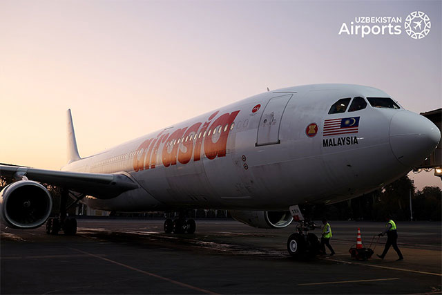 AirAsia открыла прямое авиасообщение между Куала-Лумпуром и Ташкентом