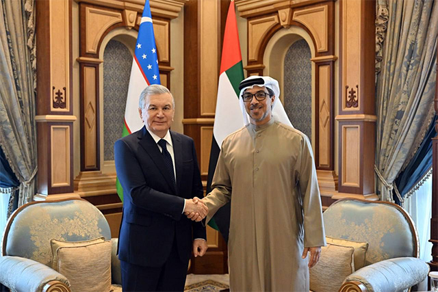 President of Uzbekistan discussed practical measures for further expansion of multilateral partnership with Vice President of UAE