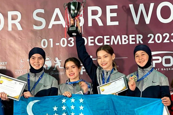 Golden double of Uzbekistan fencers