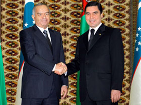 Главы Узбекистана и Туркменистана обменялись мнениями по широкому спектру вопросов