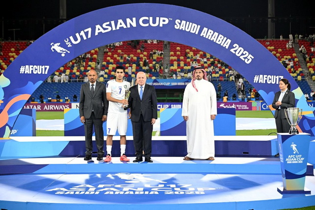 Садриддин Хасанов вошёл в топ-60 самых талантливых молодых футболистов мира по версии The Guardian