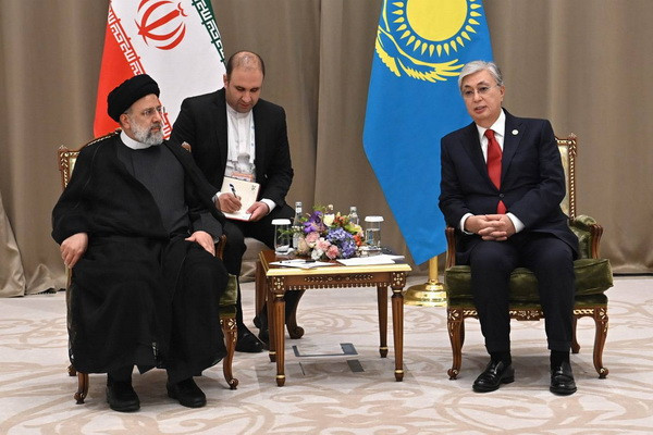 Касым-Жомарт Токаев встретился с Президентом Исламской Республики Иран