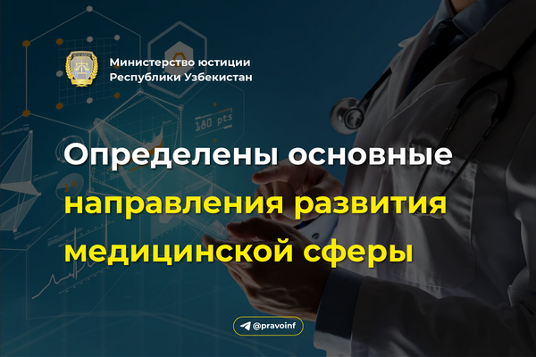 The main directions of development of the medical sphere are determined