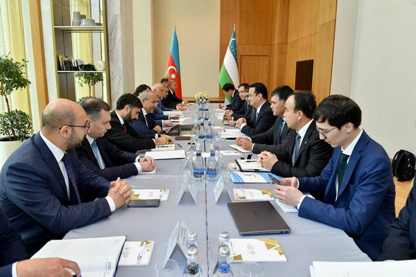 Laziz Kudratov holds a meeting with the Minister of Economy of the Republic of Azerbaijan