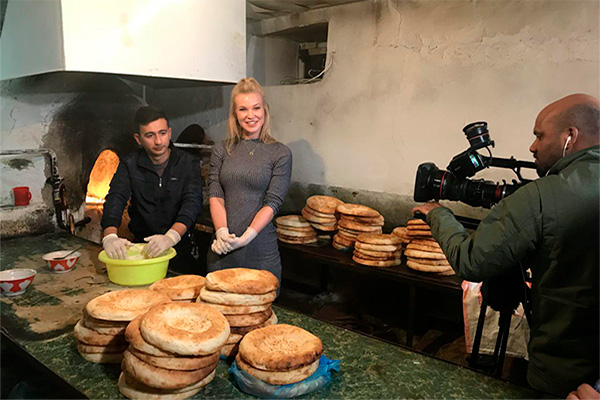 Indian TV channel shoots film about Uzbekistan