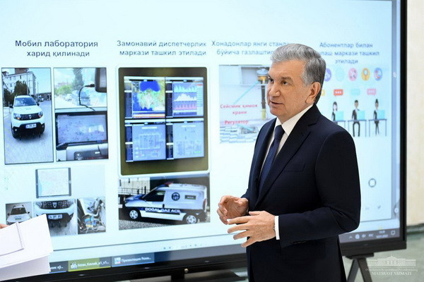 Uzbek President gets acquainted with construction projects