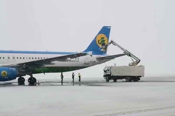Urgench Airport is closed due to weather conditions