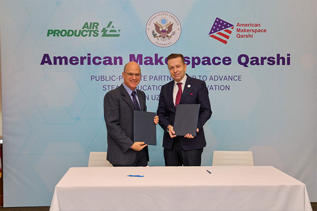 “Air Products Uzbekistan” va AQShning Toshkentdagi elchixonasi Qarshi shahrida “Makerspace” ochmoqda