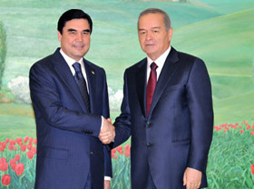 Президенты Узбекистана и Туркменистана провели переговоры