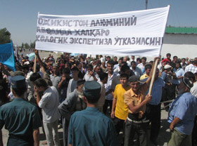 Surkhandarya region’s citizens hold rallies against TALCO