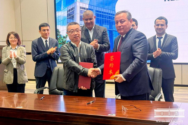 A plant for the production of building materials to be built in Andijan region