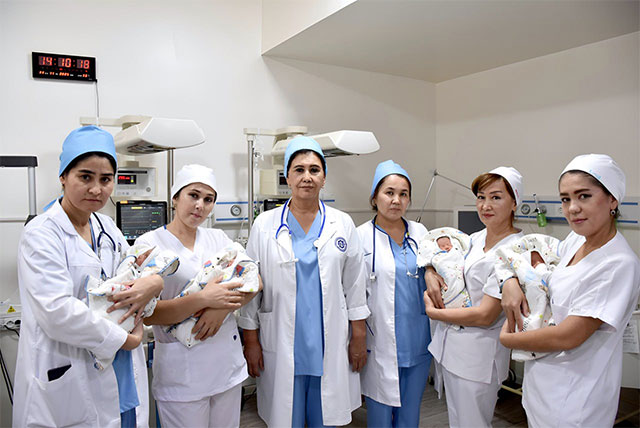 Quadruplets Born in Karshi — All Girls