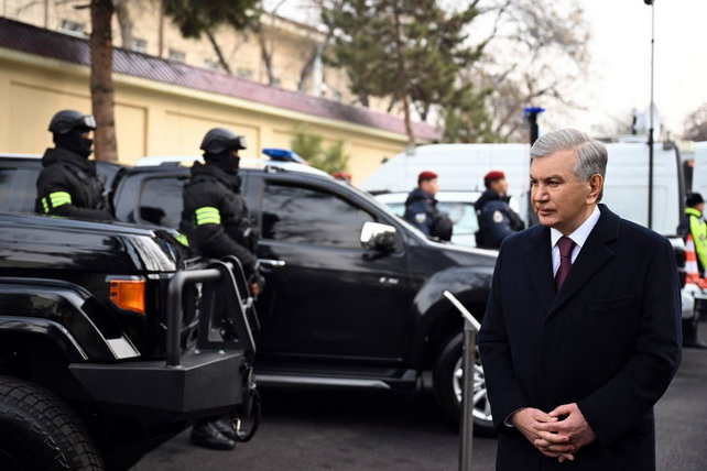 President of Uzbekistan Reviews Activities of Tashkent City Security Service