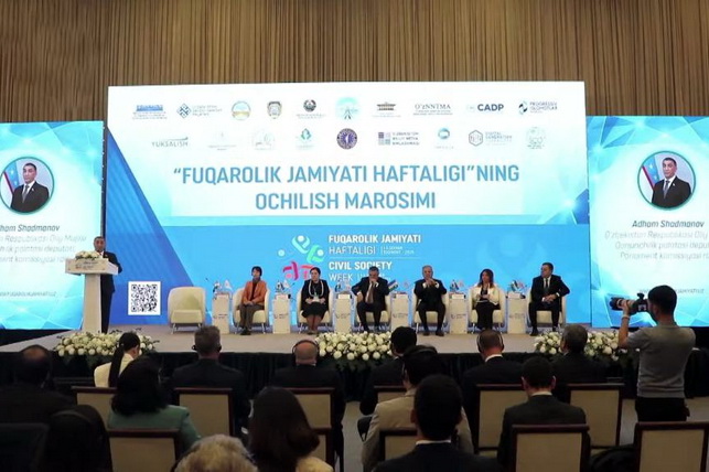 Civil Society Week Kicks Off in Tashkent