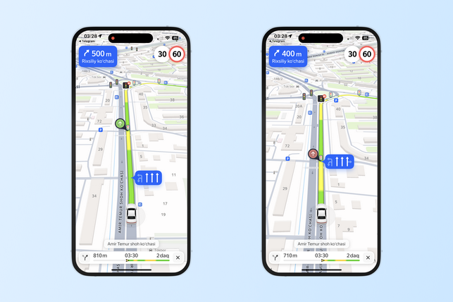Yandex Uzbekistan начнёт отображать сигналы светофоров в реальном времени в своих навигационных сервисах