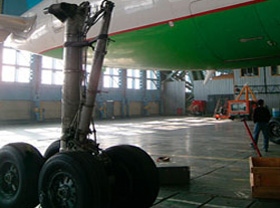 Uzbekistan Airways Technics changes posts of undercarriages of Boeing-757 