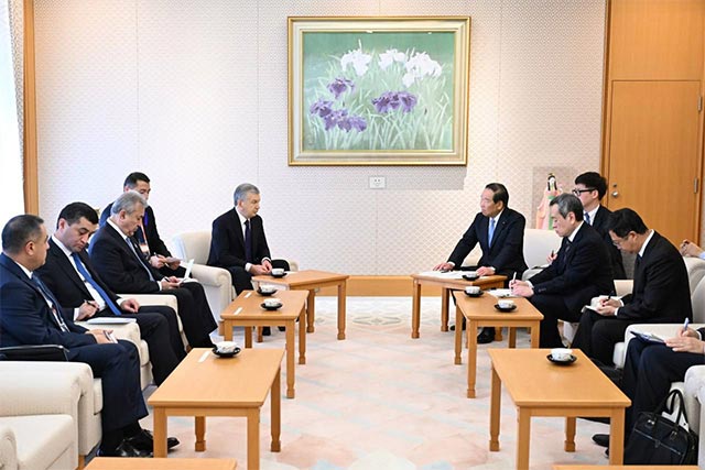 President of Uzbekistan Meets with Speaker of Japan’s House of Representatives