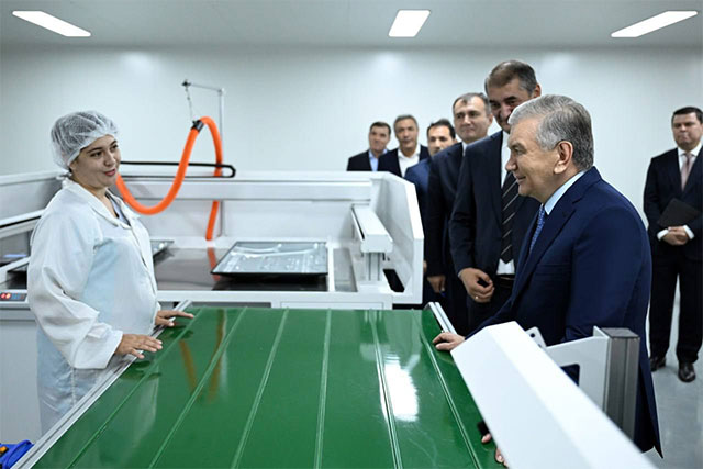 Қаршидаги корхона глобал етказиб бериш занжиридан ўрин олган