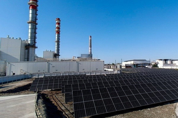 A solar photovoltaic power plant with a capacity of 1 MW was put into operation at the Takhiatash TPP