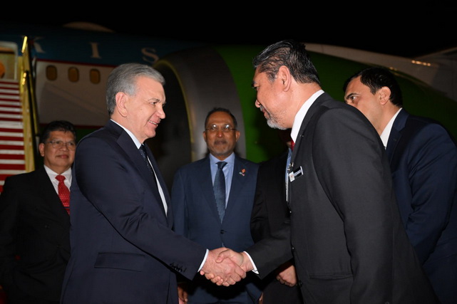 President of Uzbekistan arrives in Malaysia for official visit