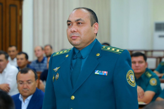 ​​​​​​​Полковник Абдувосит Абдураззаков возглавил ГУВД Ташкентской области