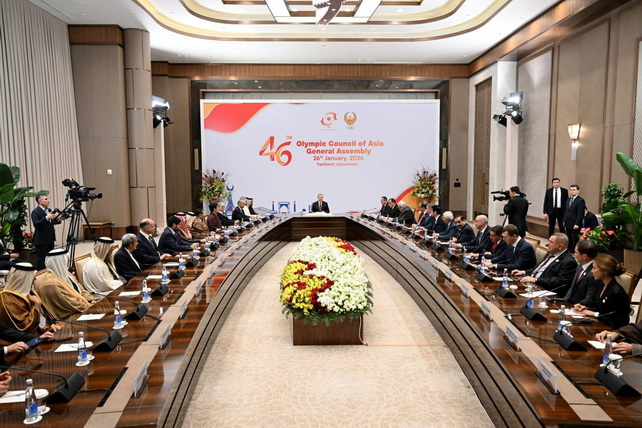 President of Uzbekistan Meets Participants of the Asian Olympic Council General Assembly