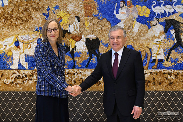 Uzbek leader meets a meeting with the Boehringer Ingelheim President