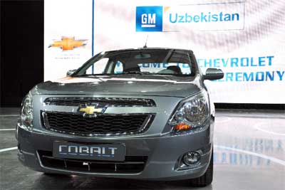 GM Uzbekistan будет экспортировать 60 тыс. машин Chevrolet Cobalt