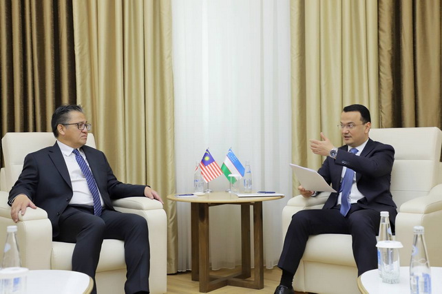 Uzbekistan’s Minister of Investments Meets with Deputy Speaker of Malaysia’s Parliament