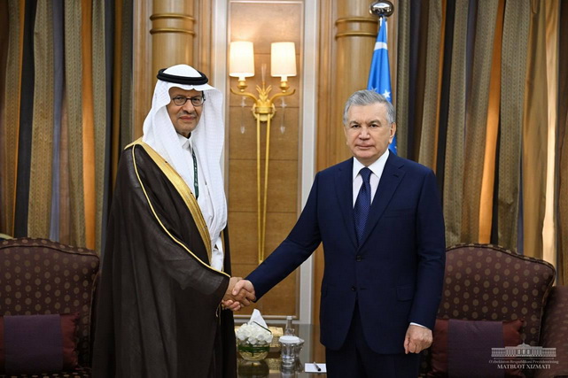 O‘zbekiston Prezidenti Saudiya Arabistoni bilan "yashil" energetika sohasidagi sheriklikni kengaytirish muhimligini ta’kidladi