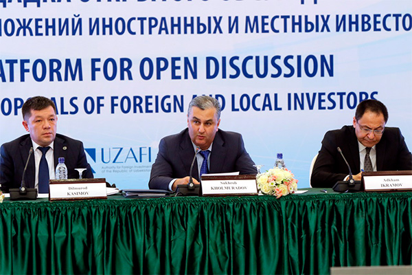 A platform for open discussion of investment proposals of foreign and local investors created