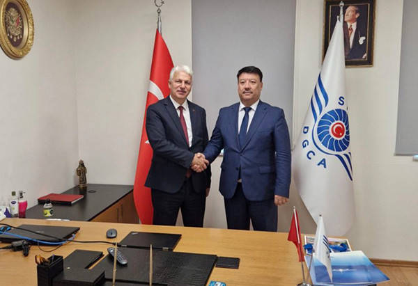 A delegation from the Uzaviation agency takes part in an ICAO seminar