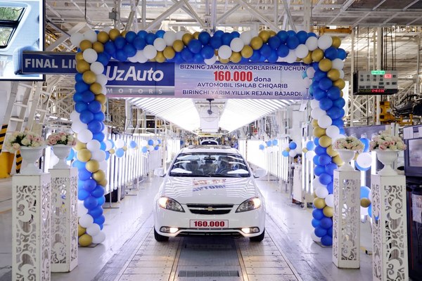 UzAuto Motors produces 160,000 vehicles in the first half of 2022