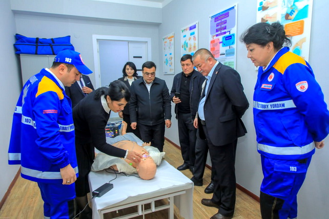 New Training and Simulation Center for Emergency Medical Staff Opens in Ferghana
