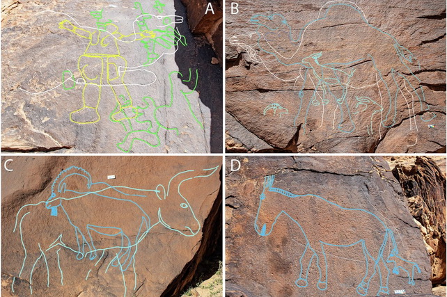 12,000-Year-Old Animal Rock Art Discovered in Saudi Arabia