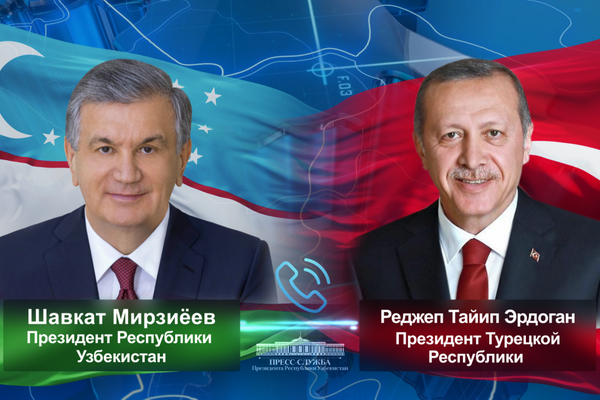 Лидеры Узбекистана и Турции рассмотрели актуальную повестку многопланового сотрудничества
