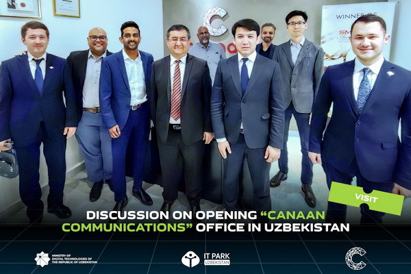 Малайзийская компания Canaan Communications планирует открыть представительство в Узбекистане