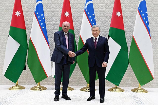 President of Uzbekistan Receives Jordanian Senate Delegation Led by Faisal Al-Fayez
