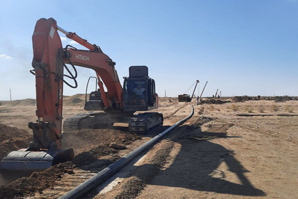 A new gas pipeline was built and put into operation in the Tegirmon group of fields
