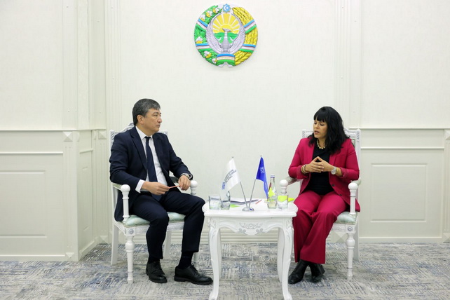 The Chamber of Commerce and Industry of Uzbekistan and Better Cotton discuss support for cotton clusters