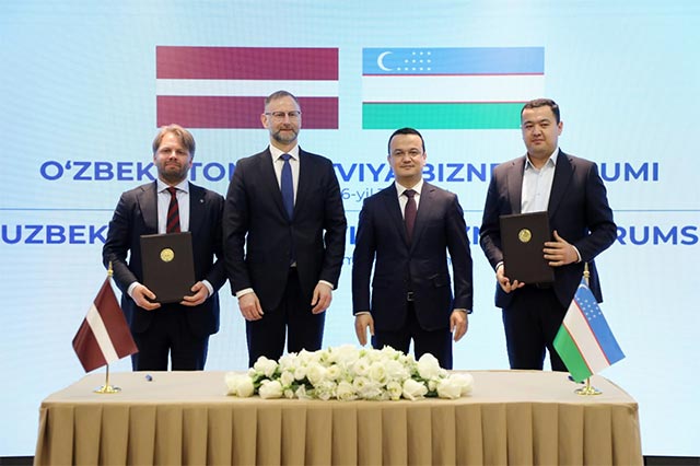 Бизнес Узбекистана и Латвии договорился о развитии сотрудничества в логистике и промышленности