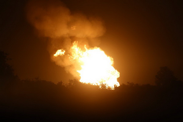 An accident occurred on the main gas pipeline in Surkhandarya region