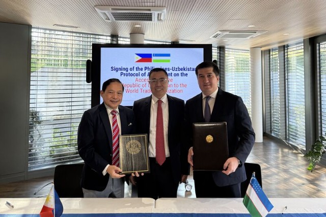 Uzbekistan concludes WTO accession talks with the Philippines