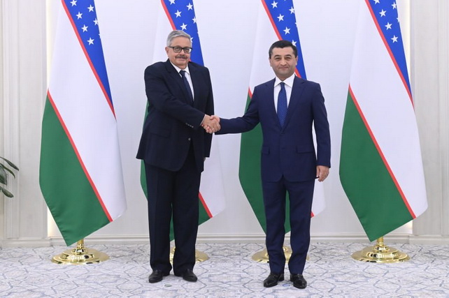 Bakhtiyor Saidov Receives Copies of Credentials from the New Russian Ambassador to Uzbekistan