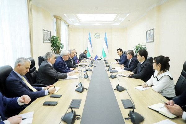 A meeting takes place with the delegation of the European Parliament