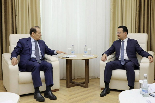 Minister of Investment, Industry and Trade of Uzbekistan holds a meeting with the President of the Turkic Investment Fund