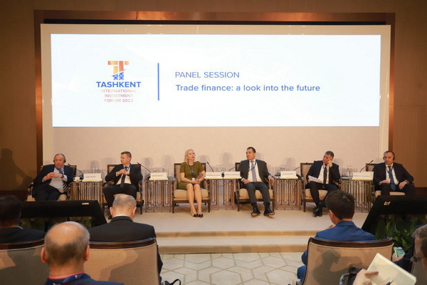 The Tashkent International Investment Forum hosted a panel session on "Trade Finance: a look into the future"