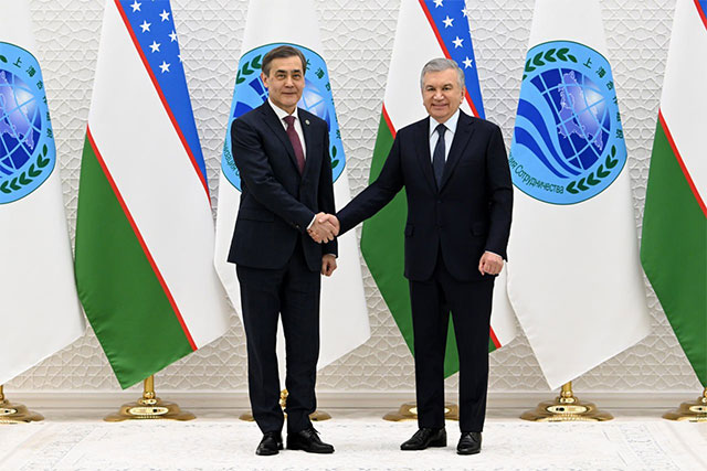 President of Uzbekistan Meets with SCO Secretary-General