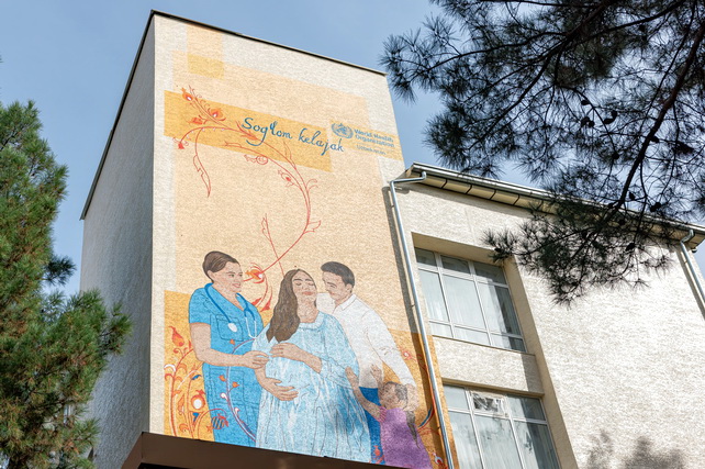 Mural “Healthy Future” Unveiled in Tashkent on World Health Day